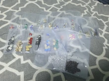 60pcs Nail Crystals Gems Mix 6 design Rhinestones for Nails 3D Nail Art Decorations Flatback