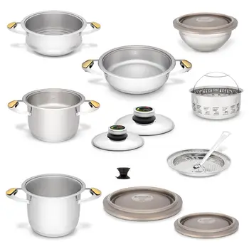 

Set tableware Zepter Стандарт-Z (color of handles: Anthracite), 316L steel