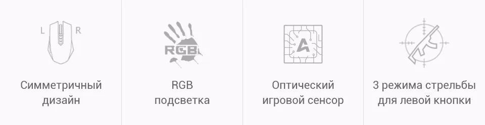 Игровая мышь A4TECH BLOODY P85 SPORT