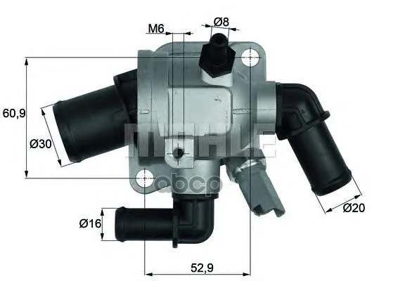 Ti 173 88_термостат! Fiat Doblo/Idea, Opel Corsa/Astra 1.3d/Cdti 05 Mahle/Knecht Ti17388 Mahle/Knecht арт. TI17388