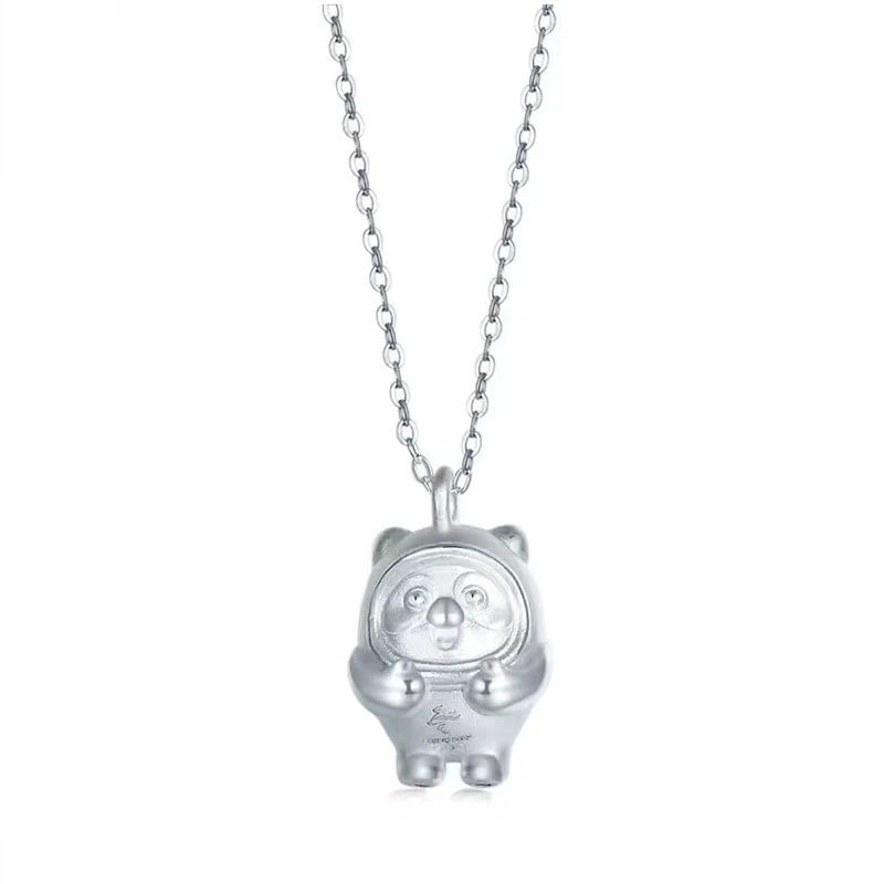 2022 Hot Beijing Winter Pattern Panda Sterling Silver Necklace S925 Necklace Cute and Fashion Hot for Lovers Women 