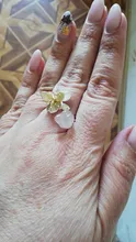 Lotus Fun-Anillo de plata de primera ley y cuarzo rosa para mujer, sortija, plata esterlina 925, flor, hecho a mano