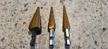 Step-Drill-Bit-Set Hole-Cutter Core Titanium-Coated Wood 4-12mm Metal HSS Straight Groove