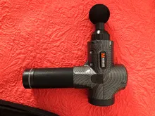 Pistola de masaje eléctrica LCD para adelgazar músculos, relajación para cuello, parte trasera del pie, pierna, hombros, pistola de masaje de percusión