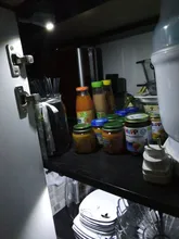 Include Battery LED Cabinet Hinge Night Light Sensor Light For Kitchen Living Room Bedroom