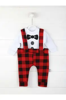 

Red Male Baby Slopet Jumpsuit