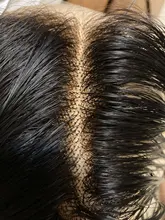 Extensiones de pelo peruano Remy, accesorio con cierre de encaje, 4x4, 5x5, 6x6, encaje suizo de tres partes, prearrancado