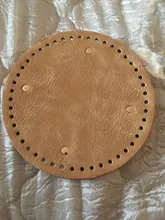 Planta de cuero redondo de alta calidad con agujeros, remache para tejer, bolso, bolsos de hombro tipo bandolera, accesorios