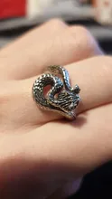 Anillo de serpiente Chapado en plata y Rattlesnake para hombre y mujer, Joyería Moderna de estilo Hip Hop, Punk, para fiesta y motocicleta