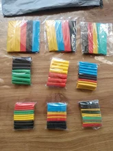 164/328/492 unids/set tubo de encogimiento de calor de aislamiento retráctil tubo 2:1 de Kit de fundas de Cable