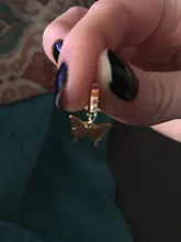 Pendientes pequeños de arcoíris de Playa de Ley 925 para mujer, con personalidad, animal, serpiente, abeja, mariposa, de plata y oro, 1 unidad