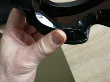 Máscara de esquí para hombre y mujer, gafas de seguridad con filtro para la boca a prueba de viento y de Motocross