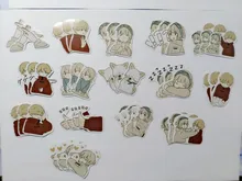 45 unids/caja varios pegatinas lindo Kawaii planificador diario, álbum de recortes diario pegatinas de papel de papelería