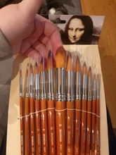 13 Uds artista pintura pinceles Set cabello de Nylon de madera largo mango de pincel de pintura de aceite acrílico acuarela materiales de arte profesional