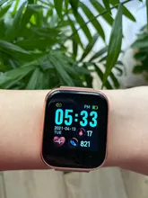 Reloj inteligente deportivo para hombre y mujer, pulsera con control del ritmo cardíaco, conexión para Android, 2020