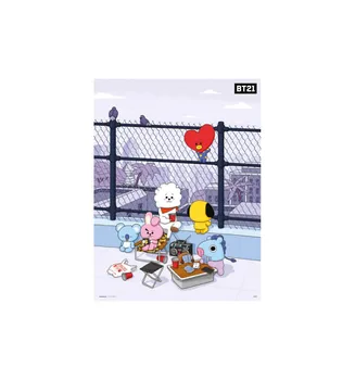 

PRINT 30X40 CM BT21 ROOF