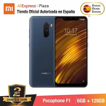 

[Global Version for Spain] Xiaomi Pocophone F1 (Memoria interna de 128GB, RAM de 6GB, Camara dual de 12MP+5MP, Snapdragon 845)