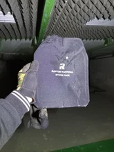 Raptor 10*12 pulgadas NIJ nivel IIIA PE a prueba de balas balísticos placa Nivel 3A sola balísticos a prueba de balas Panel armadura de cuerpo