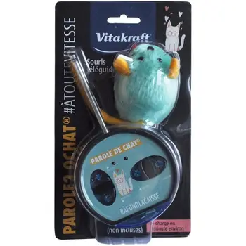 

VITAKRAFT Plush Remote Control Mouse Toy-For cat