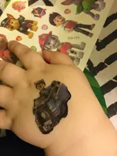 Juguetes De Tatuajes de la patrulla canina para niños, pegatinas de papel de tatuaje, pasta impermeable para fiesta, regalo de cumpleaños
