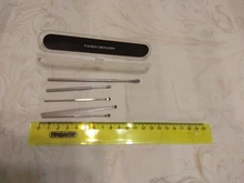 Limpiador portátil de oreja en espiral de acero inoxidable, herramienta de limpieza del oído, cuchara para oreja