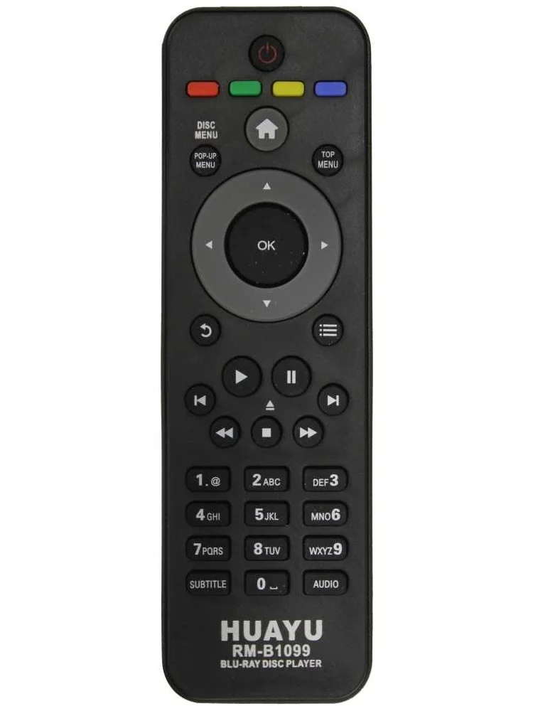 Пульт ДУ универсальный HUAYU для Philips RM - B1099 Blue-Ray DVD BDP2700 BDP3100 BDP3200 BDP3300K BDP5100 BDP5300K/51 |