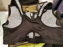 Underwear Vest Sports-Bras Fitness Gym Athletic Shockproof Push-Up Yoga Bh SEXYWG Zipper