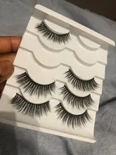 Pestañas postizas suaves 3D, pestañas largas y gruesas finas tupidas, hechas a mano, suaves, maquillaje para pestañas, herramientas de extensión, 5 pares