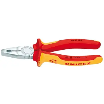 

COMBINATION PLIER ISOLATED 1000 V 180MM 0306180 KNIPEX