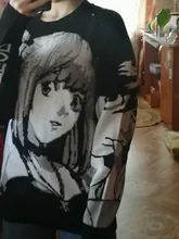 Oversized Sweaters Top-Gothic Clothes Women Knitted Streetwear Long-Sleeve Japanese Harajuku