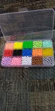 6000pcs 24 colors Refill Beads puzzle Crystal DIY water spray beads set ball games 3D