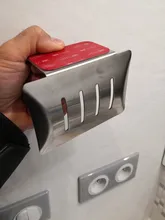 No perforar plato de soporte para jabón soporte de esponja de jabón montado en la pared para cocina soporte de jabón organizador de baño soporte de jabón de metal