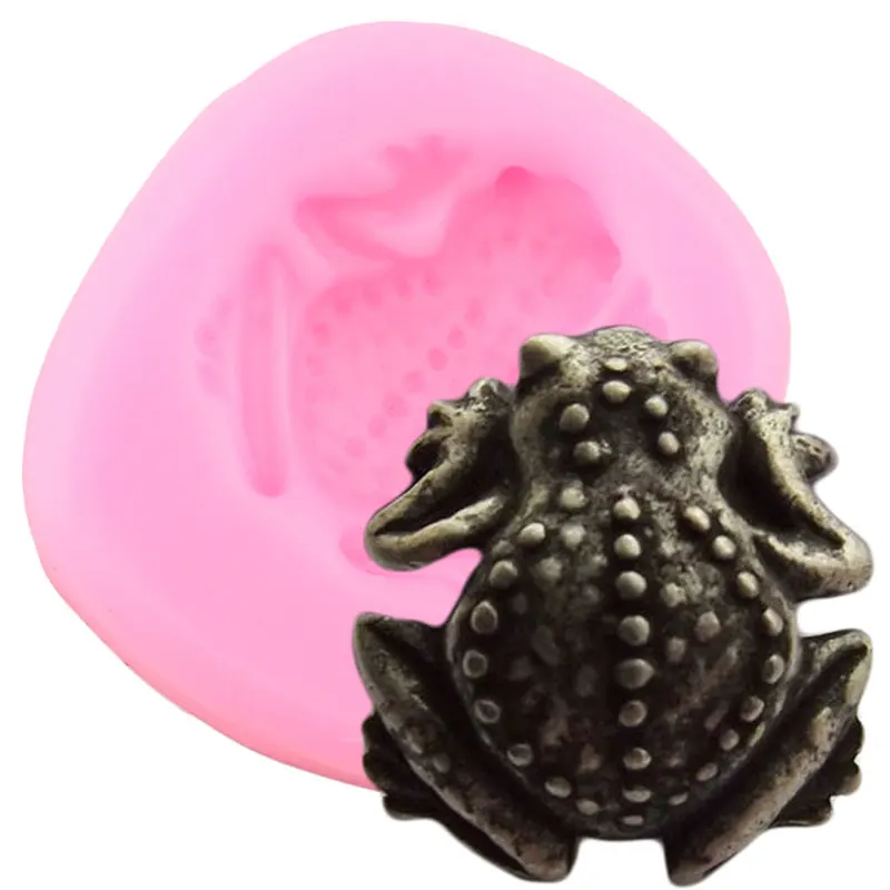 Frog Toad Cake Border Silicone Mould Party Cupcake Topper Fondant Mold Decorating Tools Candy Polymer Clay Chocolate Molds | Дом и сад