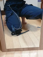 Las mujeres pantalones de carga 2021 pantalones Harem moda Punk bolsillos pantalón Jogger con cadena Harajuku elásticos alta cintura moda de calle