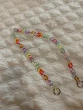 Correa de hombro acrílica con asa desmontable para mujer, correa de resina para bolso de mano, accesorios para bolso, 70cm