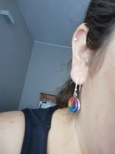 CANNER-pendientes de plata de ley 925 con circonita de cristal, joyería fina con cierre de tuerca, para mujeres