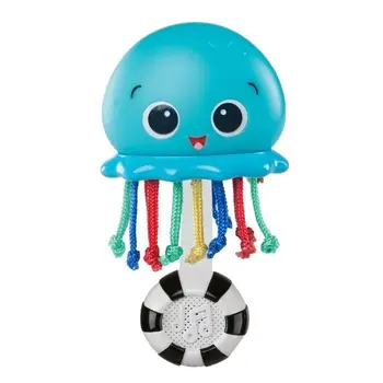

BABY EINSTEIN Rattle Jellyfish Shaker Ocean Glitter Sensory Shaker-Blue