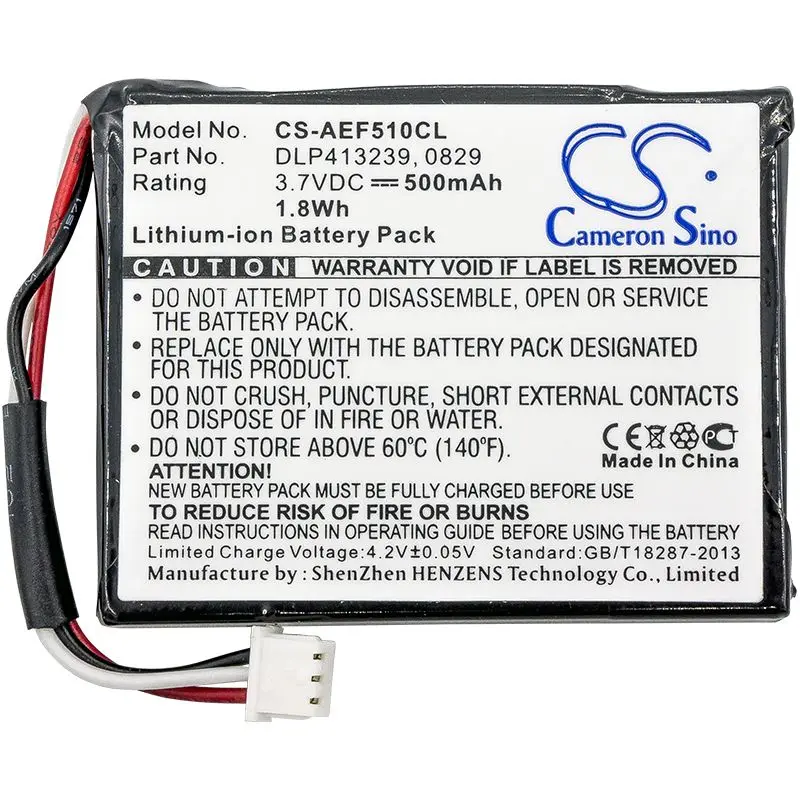 Аккумулятор CameronSino для AEG Fame 510 TEXET TX-D7900 TX-D7950 VOXTEL SYMPHONY 600 500mAh | Мобильные телефоны и