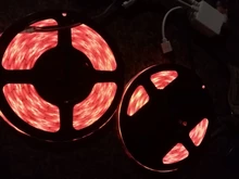 luces led,RGB 5050/SMD2835 cinta Flexible DIY tira de luz Led RGB cinta de diodo DC 12V app bluetooth