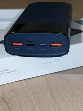 KUULAA-Batería Externa QC PD 20000 de 3,0 mAh, PowerBank DE CARGA RÁPIDA, cargador de batería externo USB de 20000 mAh para Xiaomi Mi 10 9