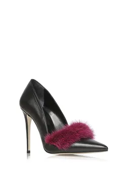 

İLVİ Romano Women's Stiletto Black Leather