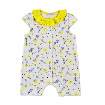 

ebebek BONNE Summer Baby Girl Flowers Jumpsuit