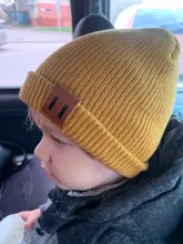Sombrero de bebé en 9 colores S/L para niño y bebé, gorro de invierno cálido para niño, gorrito de punto para niño, gorra de bebé para recién nacido, 1 ud.
