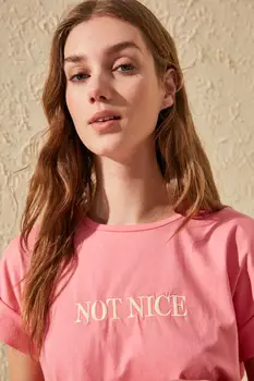 Camisetas Bordadas Premium para Mujer “Nice or Not Nice”