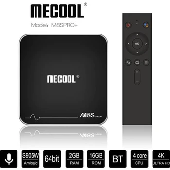 

Тв-бокс Mecool M8S Pro+ 2/16Gb голосовое управление (Быстрая РФ доставка)