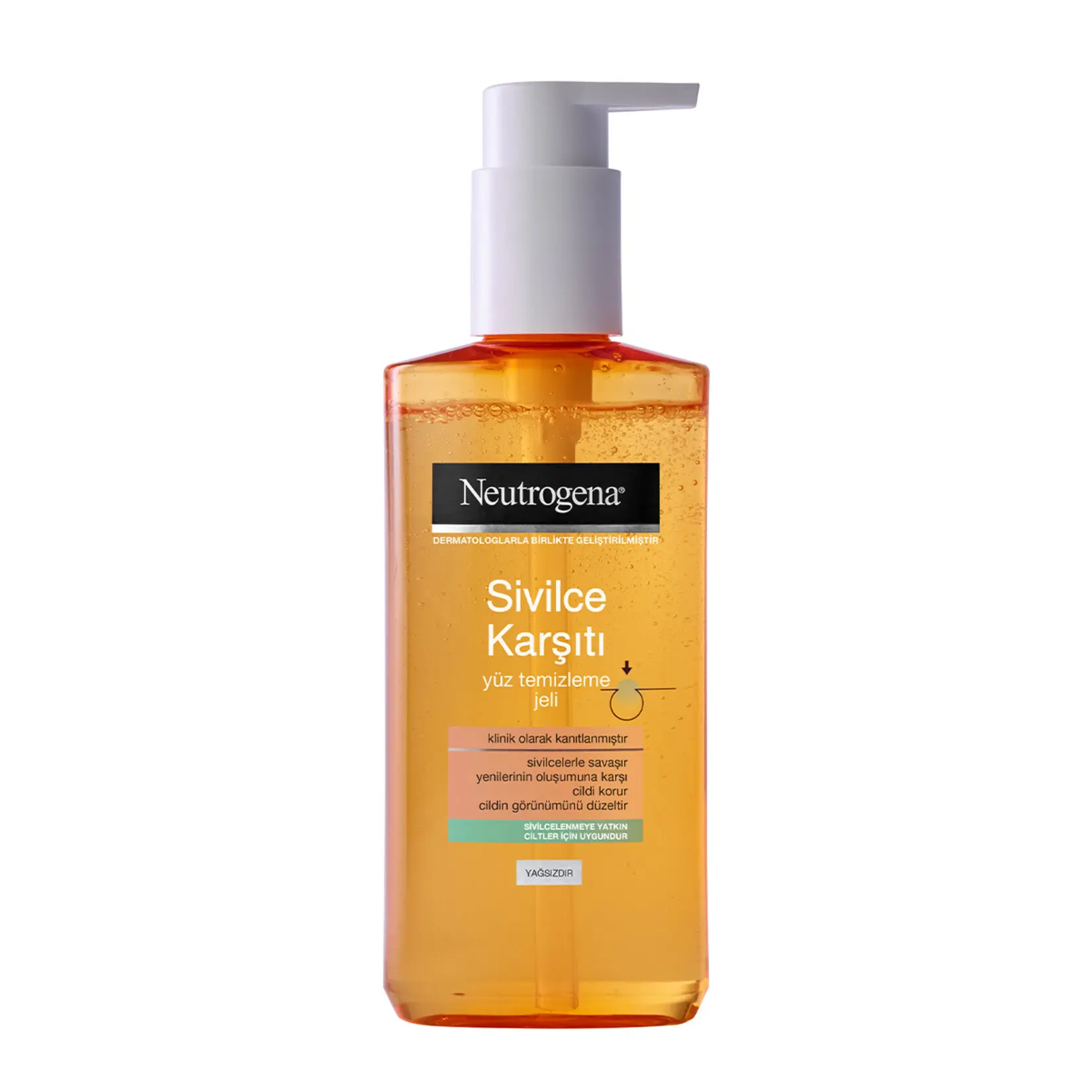 Neutrogena заметно чистое масло очищающий гель 200 мл глубокое очищение кожи крем для