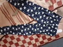 ARDLTME-Leggings informales con estampado de estrellas para mujer, pantalones de cintura alta, elásticos, ajustados, de talla grande, 2021
