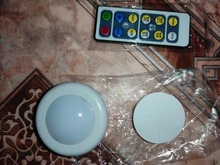 Cabinet Light Wireless Dimmable Touch Sensor Dual Color LED Night Lamps Battery Power