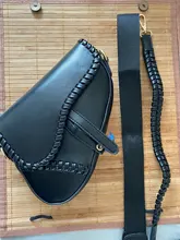 Bolsa de sillín para mujer, Asa de un hombro, tendencia informal, cierre de cerrojo, Material PU con cremallera, bolso de adorno con cierre interior de poliéster, novedad de 2020