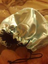 Reversible Satin Hat Bonnet Hair-Caps Head-Cover Hair-Styling-Accessories Curly Adjust